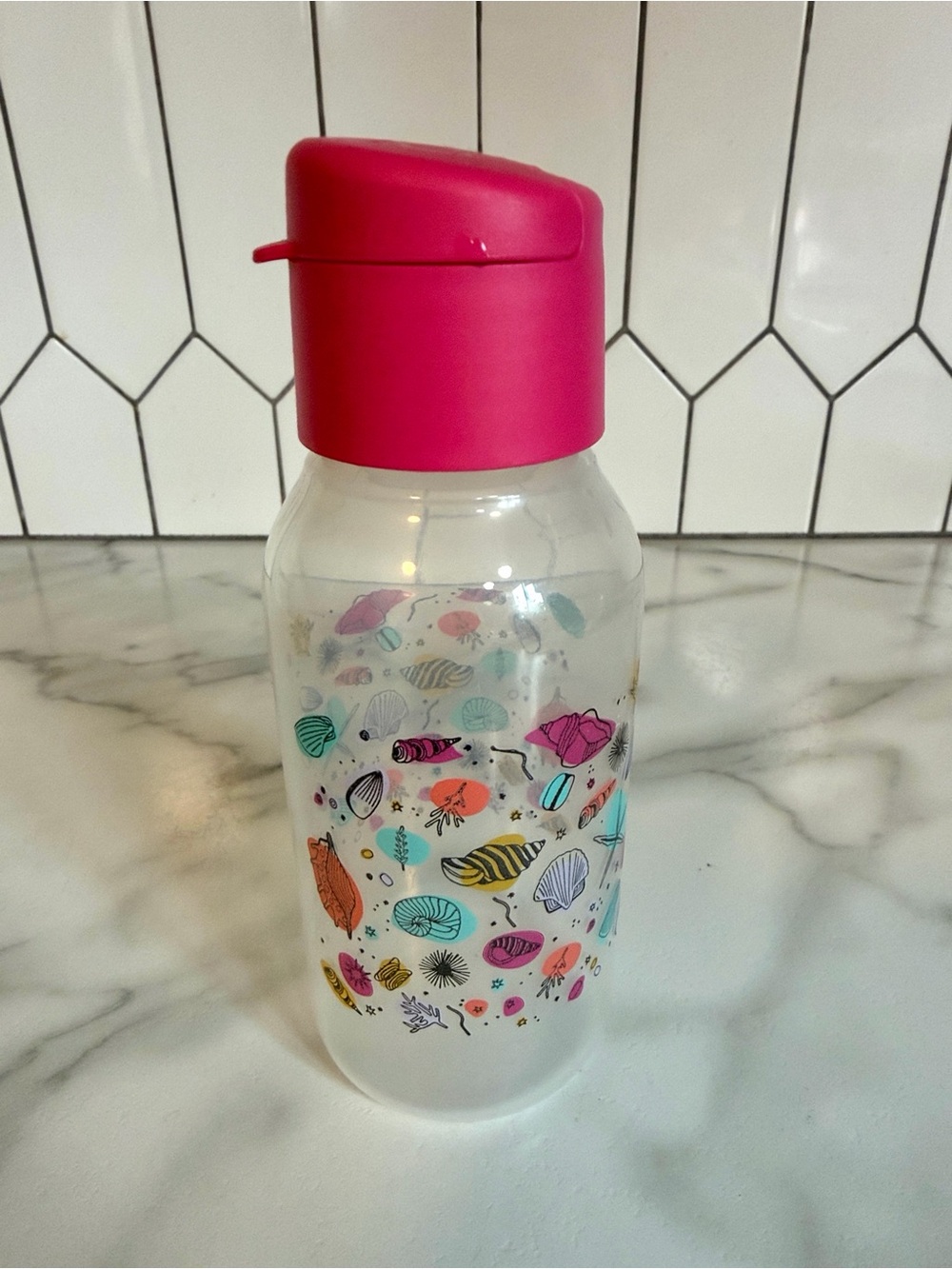 Tupperware Eco 12oz Water Bottle w Flip Top